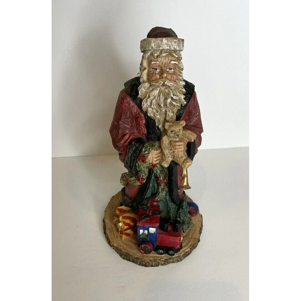 Collectible Santa Figurine Cedar Creek Collection Holiday Christmas Vintage